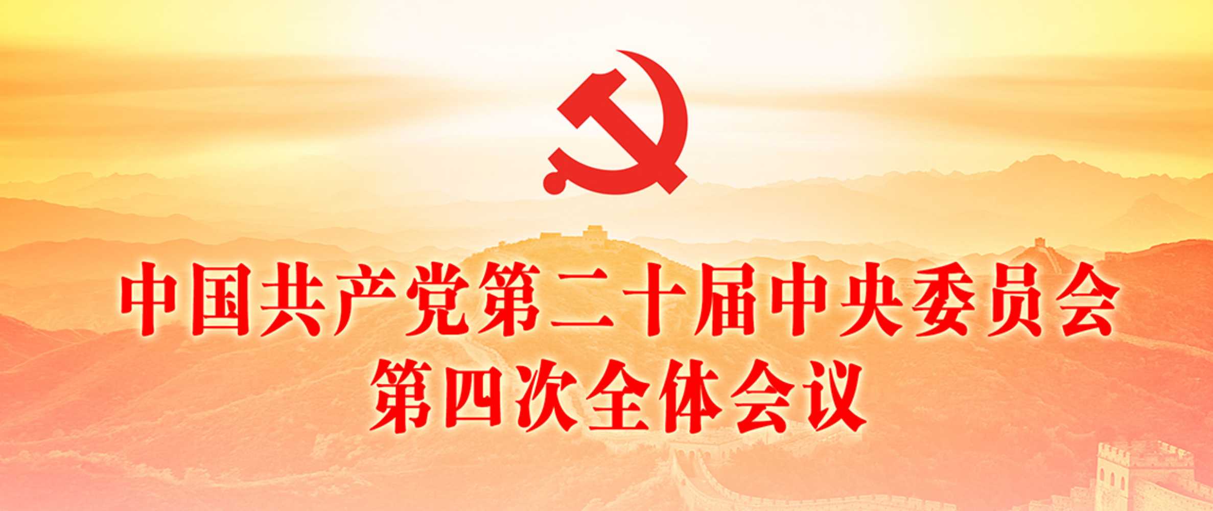 中国共产党第二十届中央委员会第四次全体会议